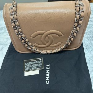 Chanel -Timeless Large Flap Beige